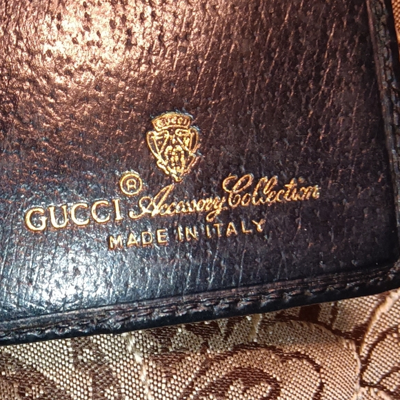 VINTAGE GUCCI ACCESSORY COLLECTION CHECKBOOK HOLDER - Picture 7 of 16
